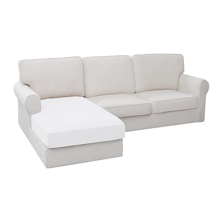 Easy-Going Stretch Sectional Couch Covers 1 Piece Chaise Lounge Slipcover L
