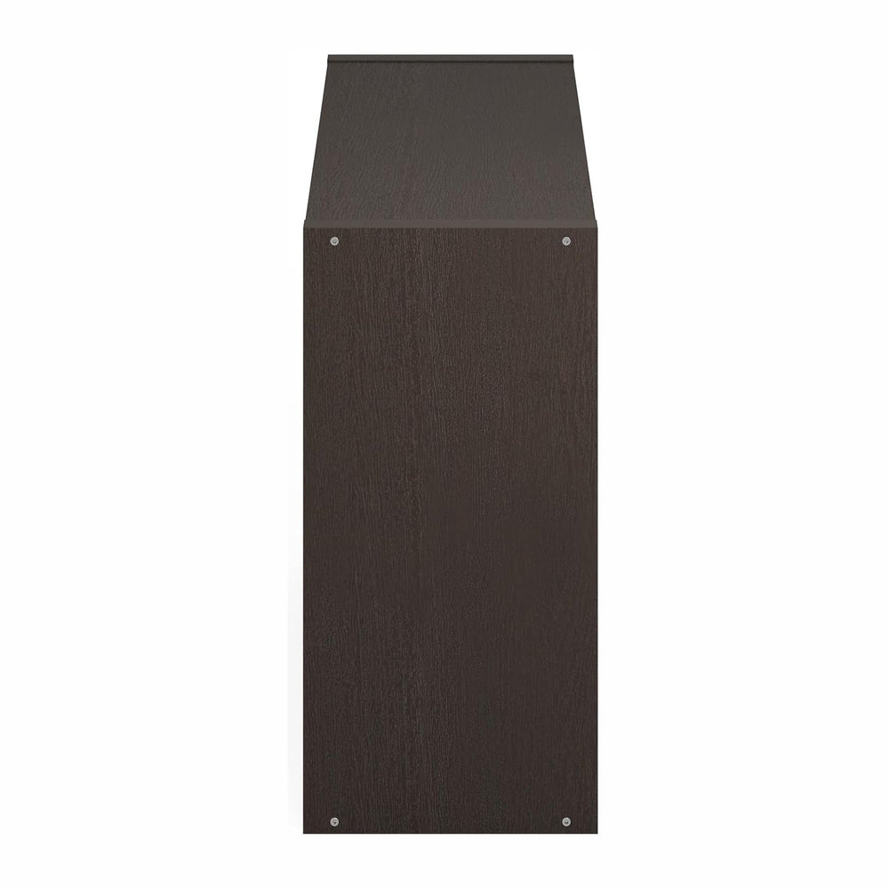 Furinno HERMITE Kitchen Island, 4-Cube Coffee Bar, Extra Thick Kitchen Storage