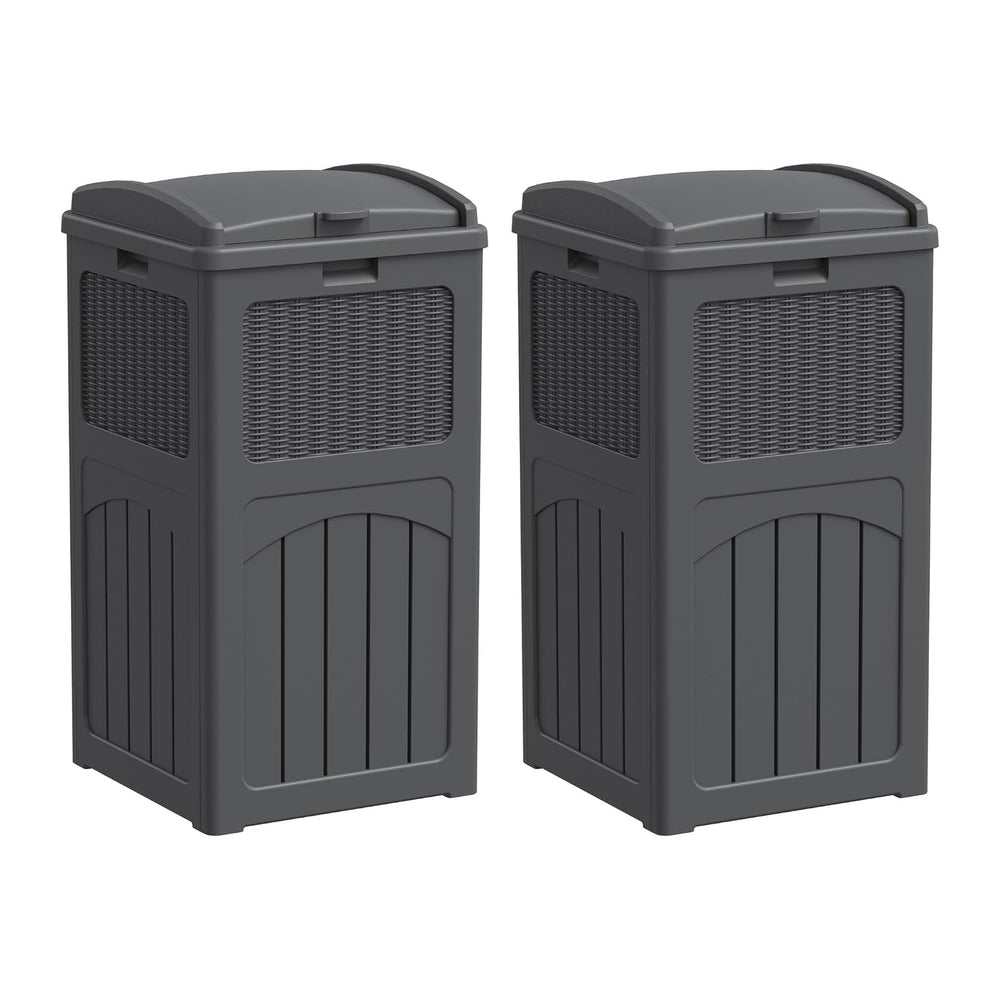 Greesum 33 Gallon Outdoor Trash Can