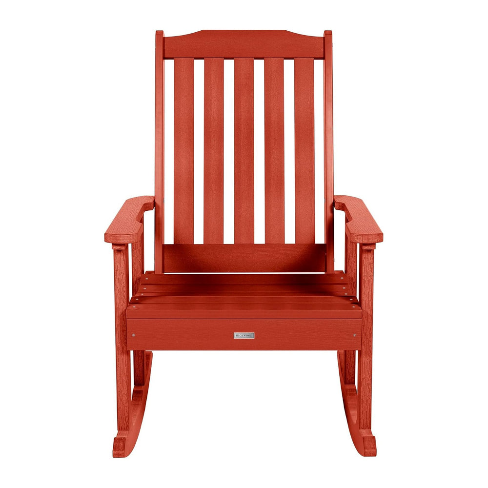 Highwood Lehigh Rocking Chair, Rustic Red