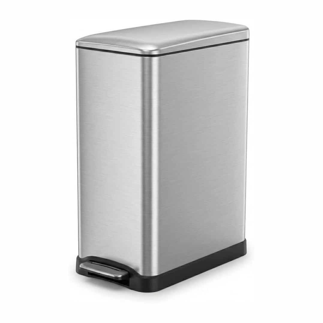 Home Zone Living 13 Gallon Slim Kitchen Trash Can