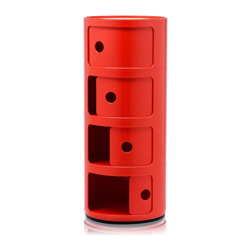 Kartell 0 Componibili, Red, 32x32x77 cm
