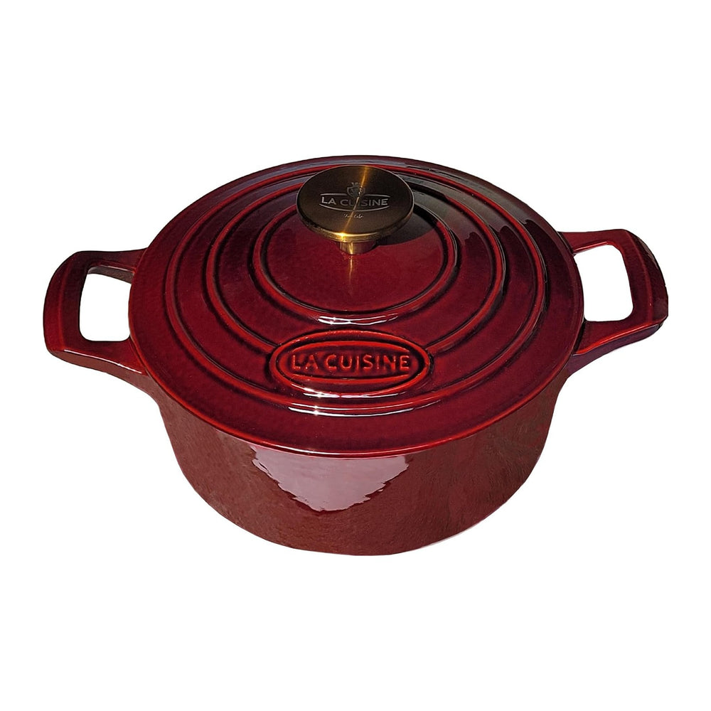 La Cuisine Enameled Cast Iron Dutch Oven Casserole Dish Pot