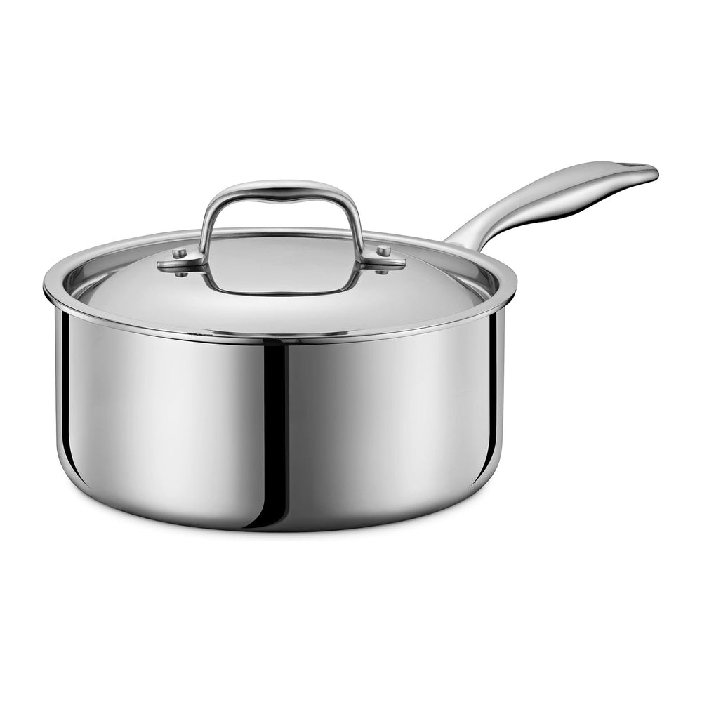 LEGEND COOKWARE 5-Ply Stainless Steel 3-Quart Sauce Pan