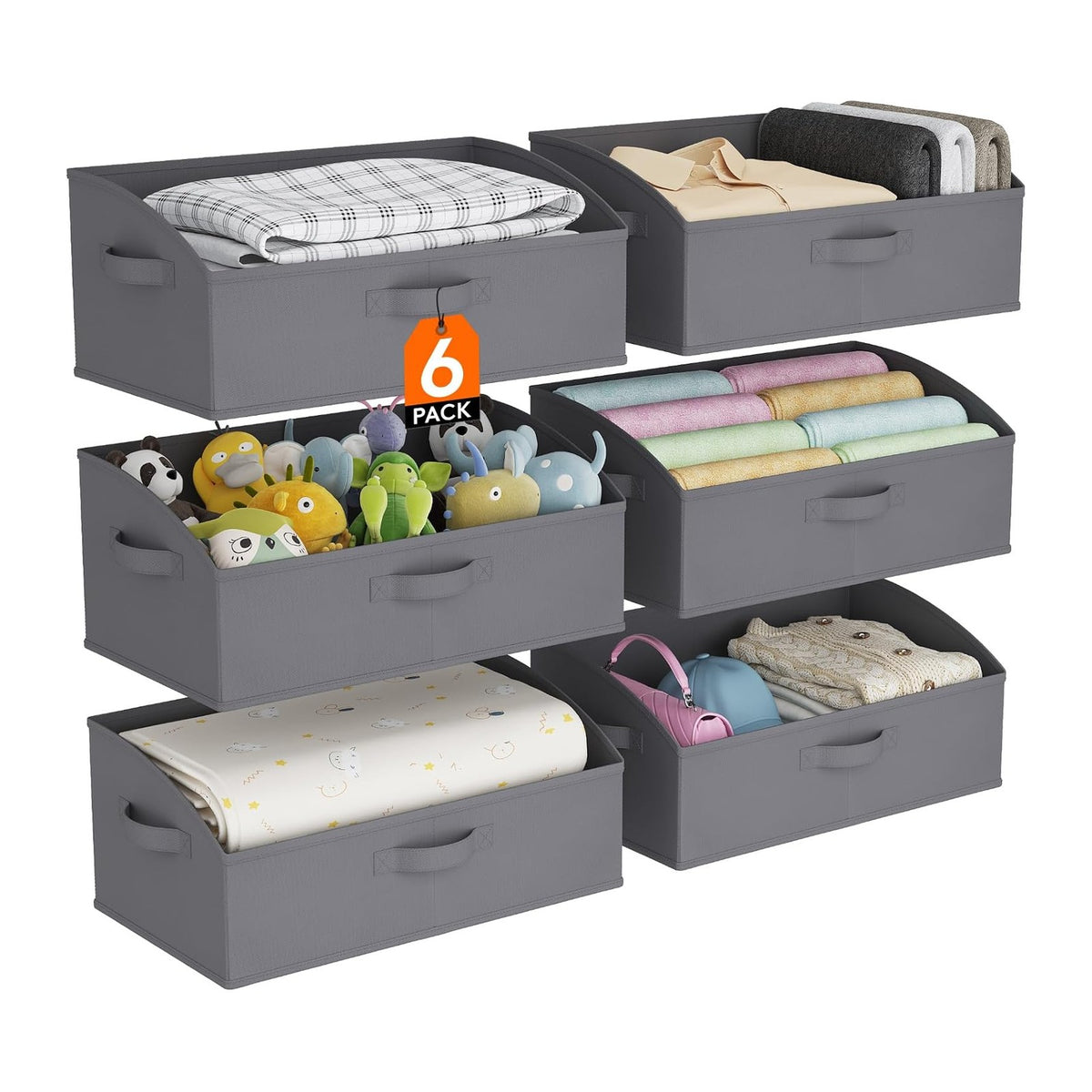 Lifewit Trapezoid Closet Storage Bins