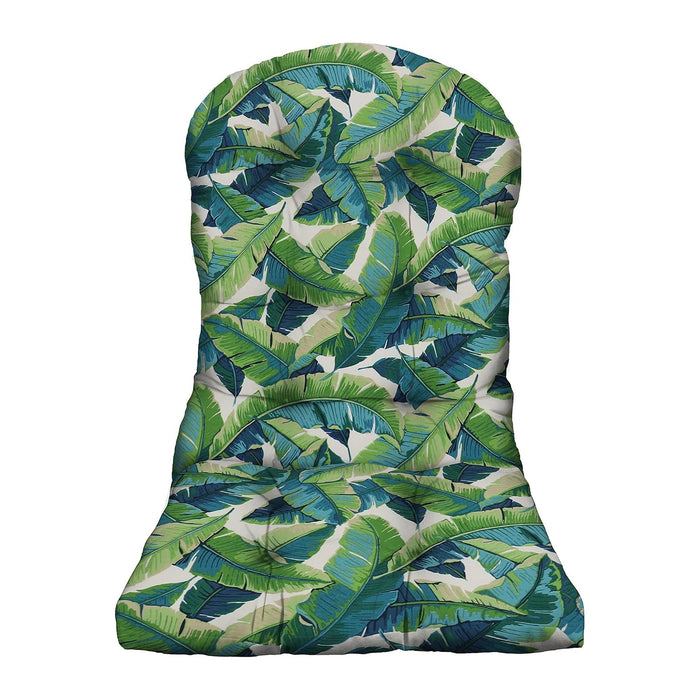 RSH DECOR: Tufted Adirondack Chair Cushion | 42.5” x 21” | All-Weather Spun Fabric | Water and Fade-Resistant | Outdoor Cushion for Patio Furniture | Balmoral Opal