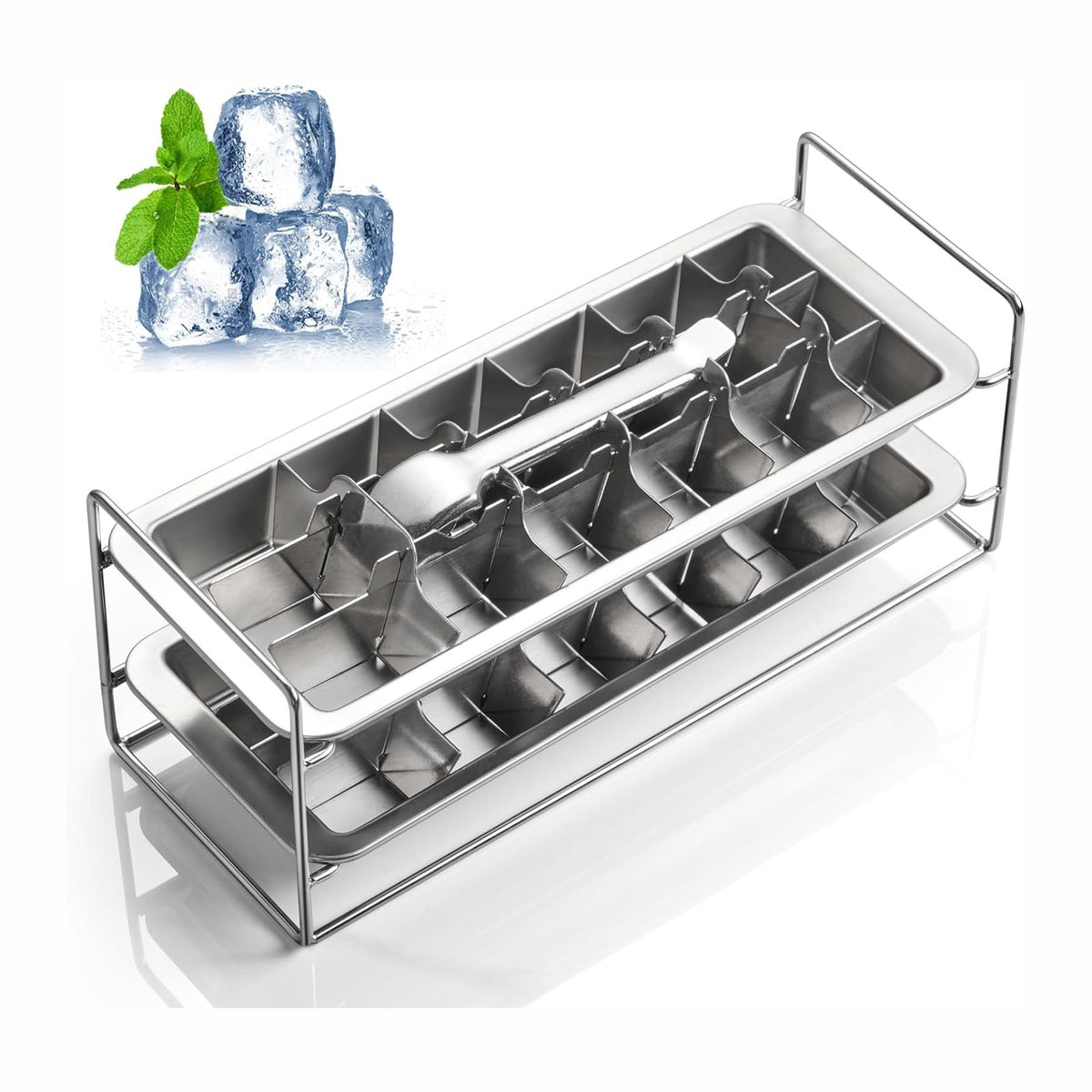 Stainless Steel Ice Cube Trays