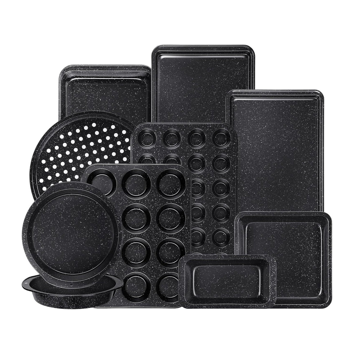 Terlulu 10-Piece Baking Pans Set, Bakeware Sets Nonstick, Baking Set
