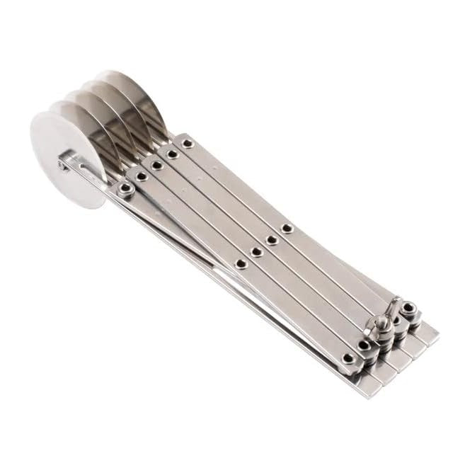 TrueCraftware- 5-Wheel Stainless Steel Adjustable Dough Divider- Pastry Cutter
