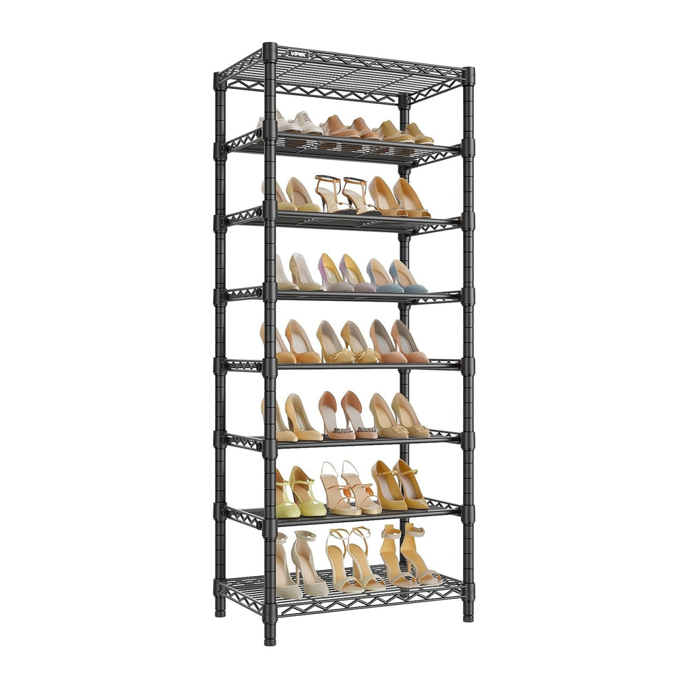 VIPEK S1 8Tier Shoe Rack, Metal Durable Heavy Duty Shoe Organizer, Black | La...