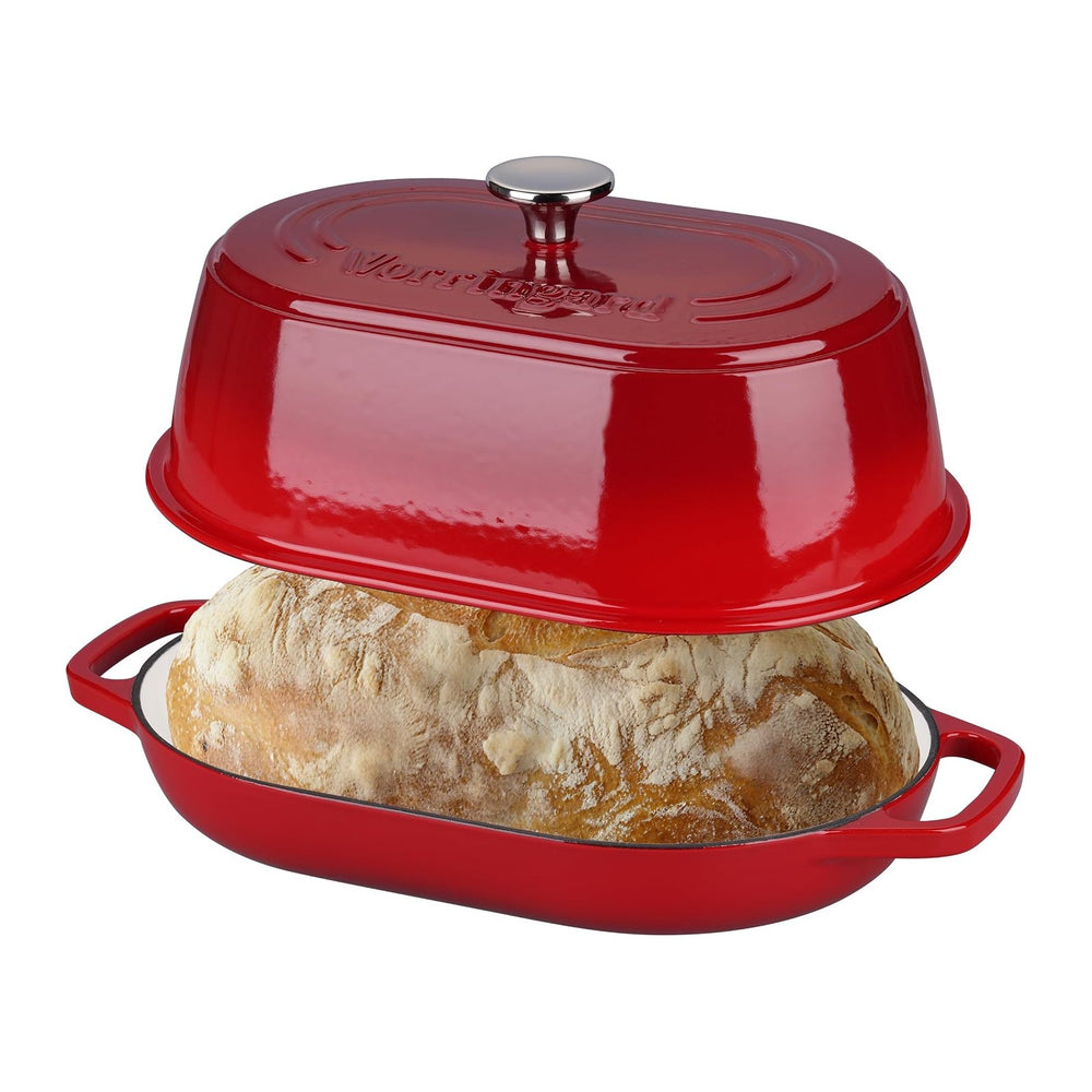 VORRINGARD Enameled Cast Iron Dutch Oven Pot